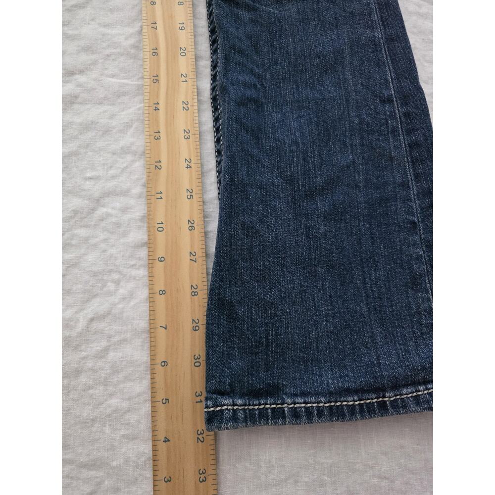 Miss Me Jeans Size 29 Embellished Cross Embroidered Y2K Signature Boot - Picture 6 of 11